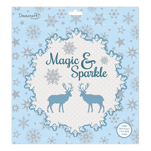 DCPAP025X16 Zestaw papierów 30,5 x 30,5 cm Premium Magic & Sparkle