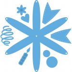 LR0449 Wykrojnik Marianne Design - rozetka