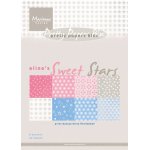 PB7051 Zestaw papierów A5 - Marianne Design - Eline's sweet stars