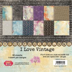 CPB-ILV15 Bloczek 15x15 Craft & You Design -  I Love Vintage