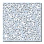 SDST0043 Maska Sweet Dixie - Cascading Hearts  Stencil