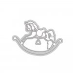 1270E Wykrojnik Tonic Studios - Rocking Horse-koń na biegunach