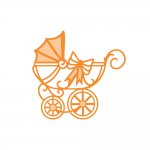 1274E Wykrojnik Tonic Studios -Regal Carriage -wózek