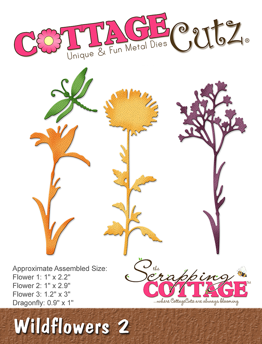 CC-246 Wykrojnik CottageCutz Wildflowers 2