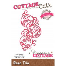 CCE-460 Wykrojnik CottageCutz Rose Trio (Elites)