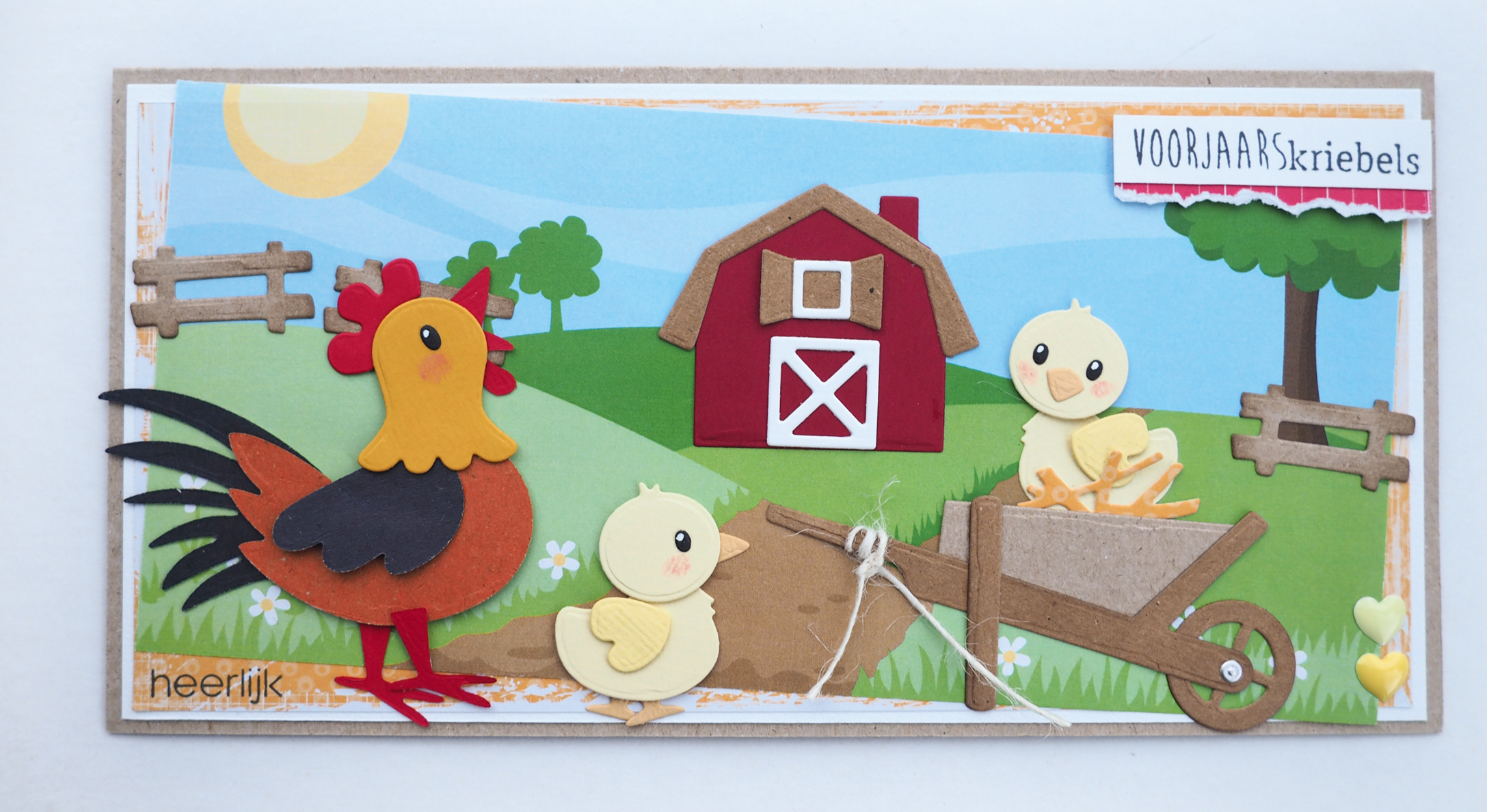 COL1427 Wykrojnik Marianne Design Collectable -stodoła,taczka grabie