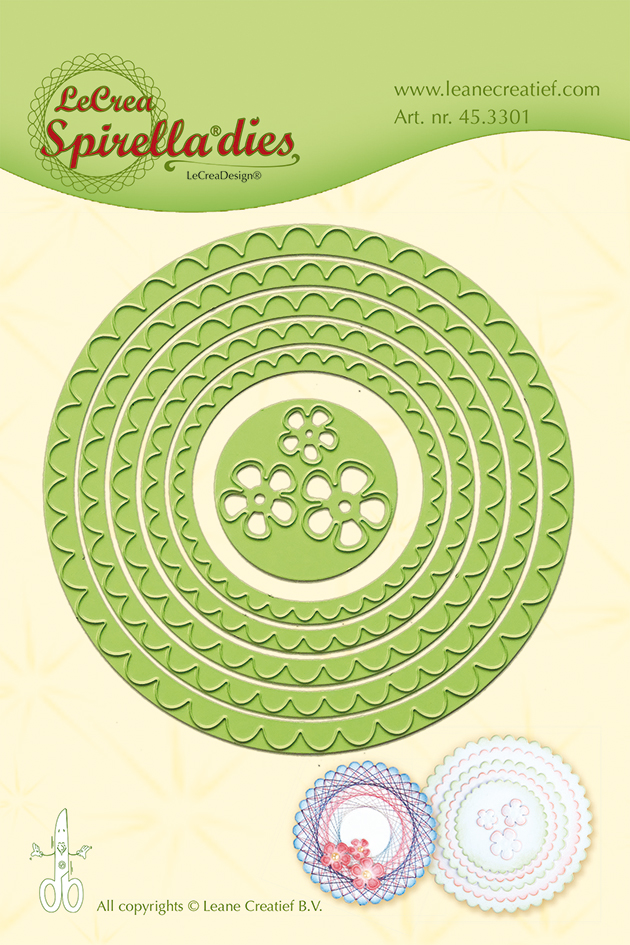 45.3301 Wykrojniki Leane Creatief -Spirella? circles -koła