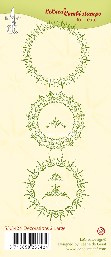 55.3424 Stemple akrylowe - Decorations 2 duże