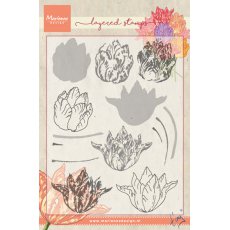 TC0852 Stemple akrylowe -Tiny's tulipany