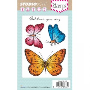 STAMPSL138 Stemple akrylowe A6 - motyle