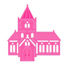 SDD212 Wykrojnik Sweet Dixi-church-kościółek