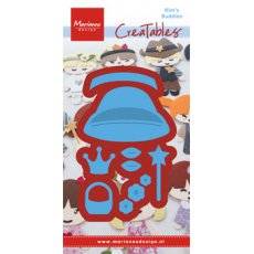 LR0476 Wykrojnik Marianne Design -Kim's Buddies zestaw dziewczynka