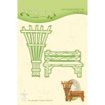 45.3547 Wykrojniki Leane Creatief -ławeczka