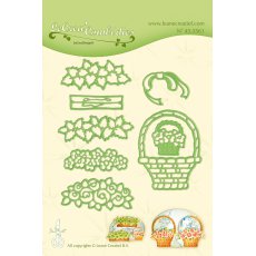 45.3561 Wykrojniki Leane Creatief - koszyki i kwiaty