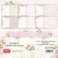 CPB-WD15 Bloczek 15x15 Craft & You Design -White Day