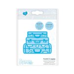 1625E Wykrojniki Rococo City Scenes - Travelers Luggage-walizki