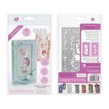 1637E Wykrojniki Dimensions-Family Three Shadowbox Insert Die Set