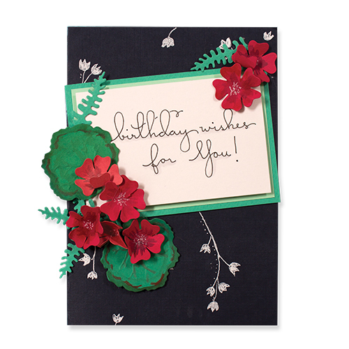 S4-678 Wykrojniki Spellbinders- Shapeabilities Geranium and Leaves-listki