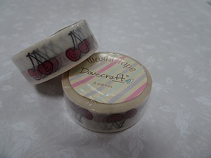 DCWTB004-3 Washi tape-Wisienki