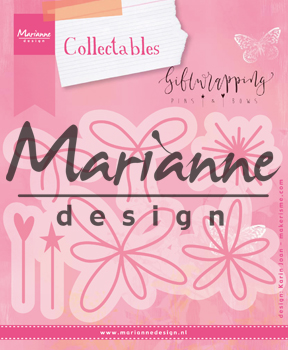 COL1441 Marianne Design Collectable - kokardki,kwiatki