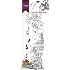 HT1627 Stemple akrylowe -border Halloween