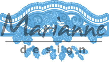 LR0488 Wykrojnik Marianne Design -Petra's christmas border
