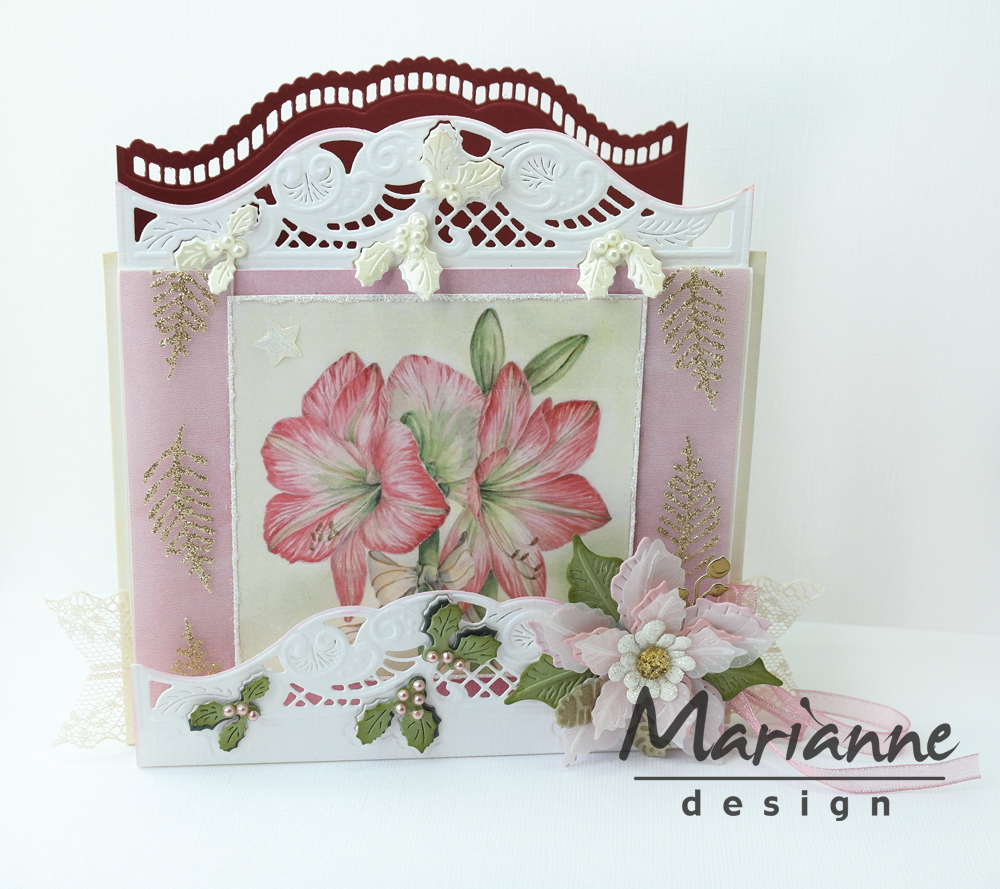 LR0488 Wykrojnik Marianne Design -Petra's christmas border