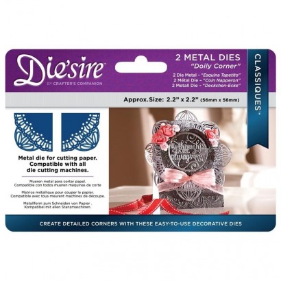 DS-C-DOCOR Wykrojniki Die'sire Classiques-narożniki Doily Corner