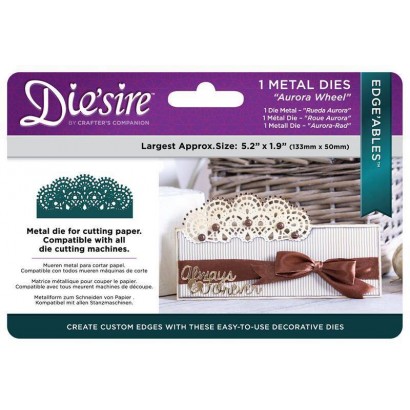 DS-EDG-AWHELL Wykrojniki Die'sire Edge'ables -Aurora Wheel