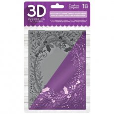EF5-3D-X-HOL Folder do embossingu 3D Holly and Ivy Frame-ramka