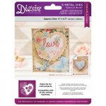 DS-CAD-AIR Wykrojniki  Die'sire Create a Card-Love is in the Air