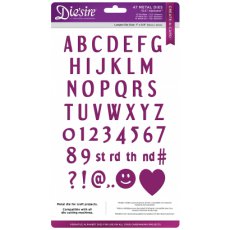 DS-CAD-ALPH- Wykrojnik alfabet 47szt