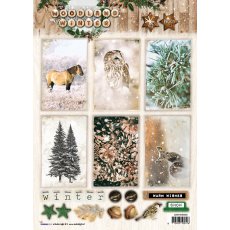 EASYWW580 -Arkusz A4 elementy StudioLight - Woodland Winter 