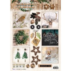 EASYWW583- Arkusz A4 elementy StudioLight - Woodland Winter 