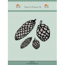 MD0121 Wykrojniki Dixi Craft - szyszki