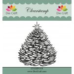 STAMP0108 Stempel Dixi Craft - choinka z gwiazdką