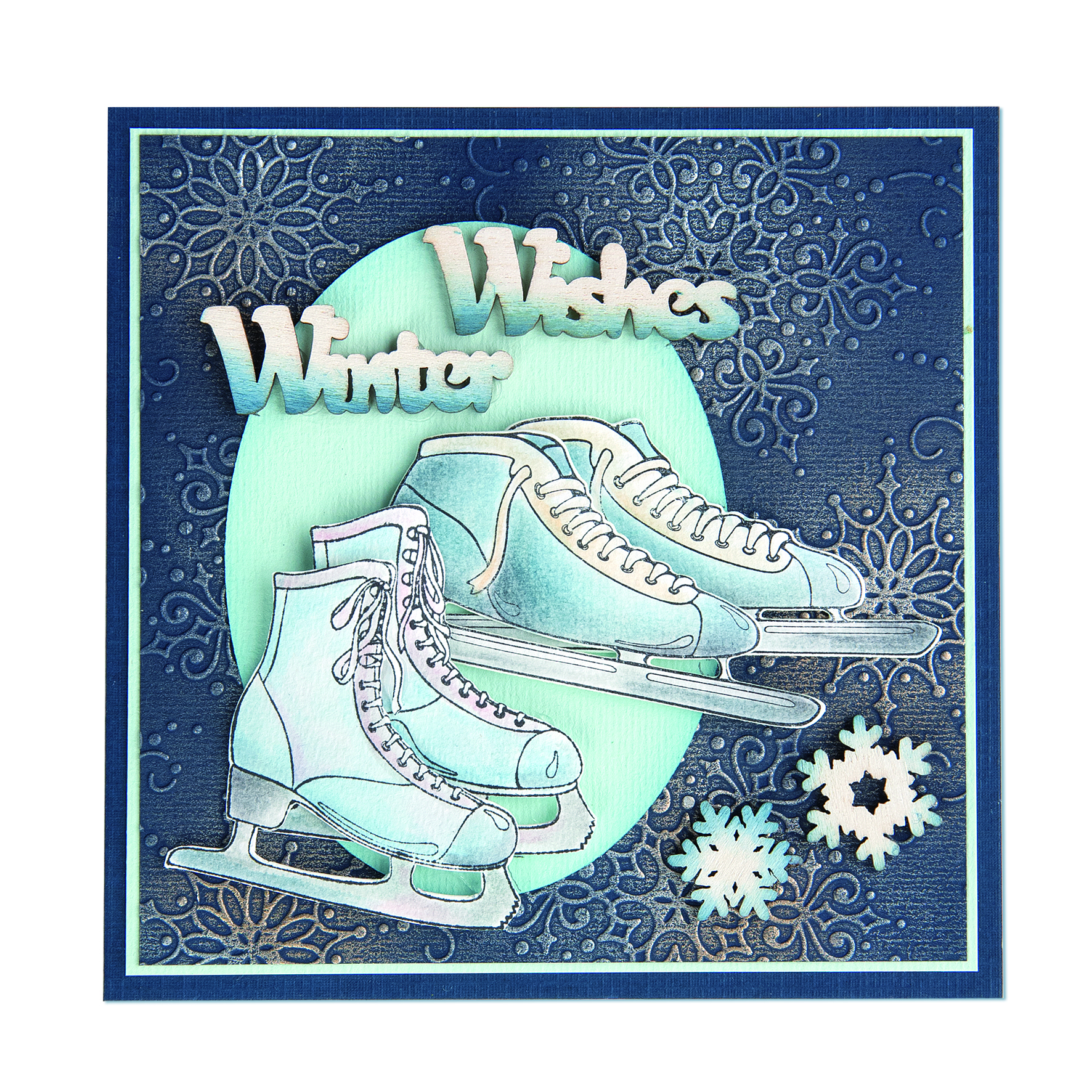 45.3912 Wykrojnik Leane Creatief - łyżwy