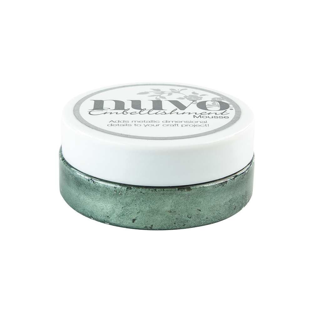 817N Mus Nuvo Embellishment Mousse-Seaspray Green