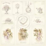 PD1623 Papier jednostronny 30,5x30,5cm- Where the Roses Grow-zdjęcia