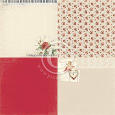 PD6904 Papier jednostronny- To my Valentine - 6x6- Everlasting Love