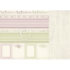 PD8211 Papier dwustronny 30,5x30,5cm-Where the Roses Grow-Borders