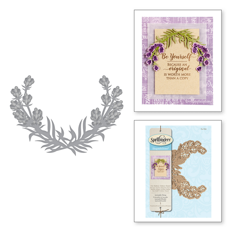 S4-839 Wykrojnik Spellbinders - Lavender Swag