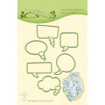 45.4575 Wykrojniki Leane Creatief -Sentiment balloons- chmurki