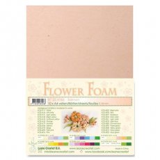 25.4186 Pianka do wykonywania kwiatków - salmon-łososiowy-arkusz A4