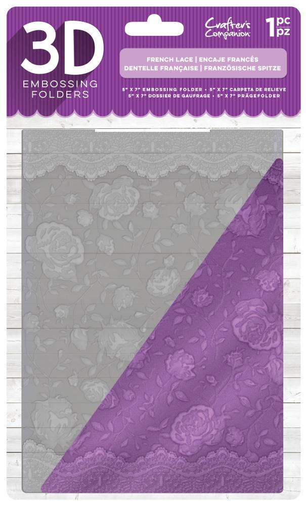 EF5-3D-FLACE Folder do embossingu 3D - French Lace