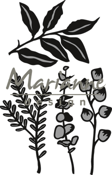 CR1432 Wykrojniki Craftables -Herbs&leaves-zioła i liście