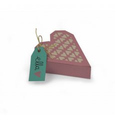 662518 Wykrojnik Sizzix Thinlits-Heart Box-pudełko serce