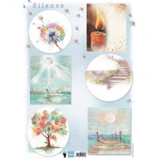 EWK1256 Arkusz A4 - Marianne Design - Silence 1