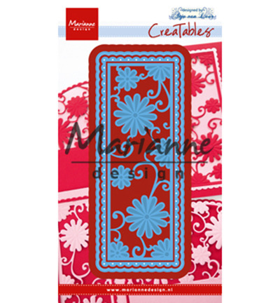 LR0516 Wykrojnik Craftable -Anja's flower rectangle