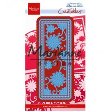 LR0516 Wykrojnik Craftable -Anja's flower rectangle